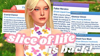 the slice of life mod and its new features✨ new health amp beauty interactions  sims 4 mod review [upl. by Leiba]