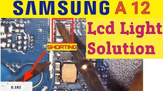 Samsung a12 light solutionsamsung a12 display light problem [upl. by Nomrac568]