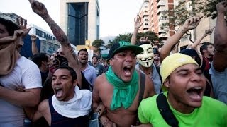 Venezuela Protests Rumble As Demonstrators Troops Face Off [upl. by Normie]