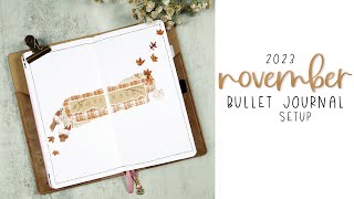 November Bullet Journal Setup  2023 Plan with Me  Feat Paper Minty Studio [upl. by Richella346]