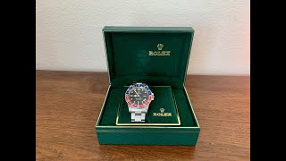 Rolex GMTMaster 16750 Unboxing [upl. by Ecirtac]