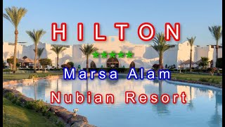 Hilton Marsa Alam Nubian Resort HotelBeach Egypt [upl. by Millar]