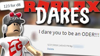 DARES ON ROBLOX [upl. by Steinway]