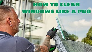 Learn How To Wash Windows With The quotSquot Technique Like a Pro Window Cleaning Technique of the Pros [upl. by Isis]