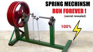 Free Energy Generator from Dual Spring Mechanism  Mr Electron [upl. by Aramoy]