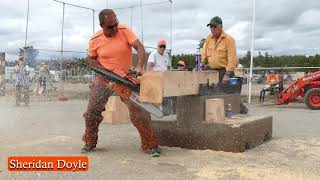 Fryeburg Fair Woodsmens Field Day Chainsaws [upl. by Cline]