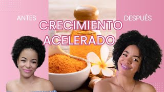 Shampoo con Curcuma para el crecimiento del cabelloShampoo anticaída capilarcabello afro rizado [upl. by Hana]