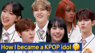 Knowing Bros Why I became a Kpop idol🙄 Dita Natty Zhang hao Seok Matthew Fatou Eddies Story [upl. by Orella893]