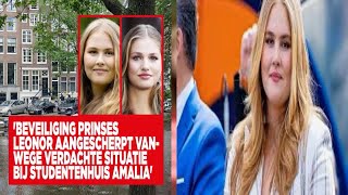 ‘Beveiliging prinses Leonor aangescherpt vanwege verdachte situatie bij studentenhuis Amalia’ [upl. by Meggs431]