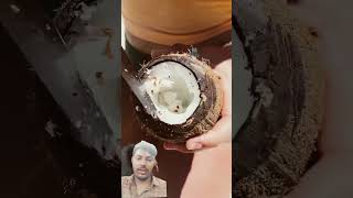 Cocene coconut bushcraft satisfying bushwoman beach bushcamp sand hindi  tamil [upl. by Dunton698]