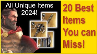 Assassins Creed Odyssey  All Unique Weapon locations 2024  Best Weapons and Items You can miss [upl. by Madoc321]