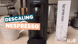 How to Descale amp Rinse the Nespresso Vertuo Plus A StepbyStep Guide [upl. by Esined]