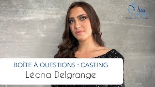 Delgrange Léana  Boîte à questions  Casting Miss Alsace 2022 [upl. by Eudoxia]