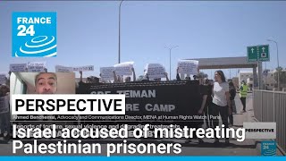 HRW slams war crime as Israel accused of mistreating Palestinian prisoners • FRANCE 24 English [upl. by Buckler]