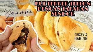 RESEP LEKKERCREPES TEFLON DENGAN TAKARAN SENDOK [upl. by Annailuj341]