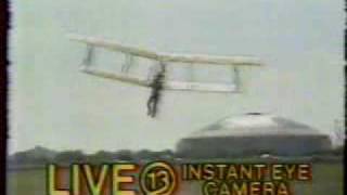 EASY RISER POWERED ULTRALIGHT AIRCRAFT HANG GLIDER FLYING VIDEO Roy Dawson [upl. by Pier]