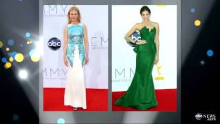 Emmys 2012 Red Carpet Hits and Misses Sofia Vergara Heidi Klum Take Nights Top Looks [upl. by Dloniger]