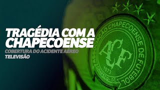 Escalada dos telejornais sobre a tragédia com voo da Chapecoense 29112016 [upl. by Nnelg919]