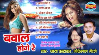 Bawal Hoge Re  Chhattisgarhi Superhit Album  Jukebox  Singer Chhaya Chandrakar Gofelal Gendle [upl. by Onaicul]