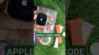 ultra 2 smartwatch apple logo code for ultra 2 trending viral smartwatch applewatch [upl. by Ahsetan285]