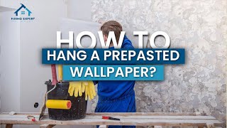 How To Hang Prepasted Wallpaper  Fixing Expert [upl. by Faydra]