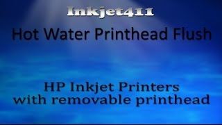 HP Photosmart amp Officejet Printers – Hot Water Printhead Flush [upl. by Belva88]