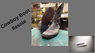 ASMR Cowboy Boot Resole [upl. by Ameh]