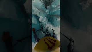 The terrifying moment a skier falls into a glacier crevasse [upl. by Emmett232]