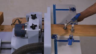 Using The Woodsmith Horizontal Mortising Machine [upl. by Gian]