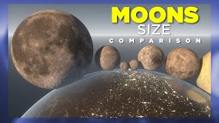 MOONS Size Comparison 🌕🌗🌘 by MBS [upl. by Bozovich525]