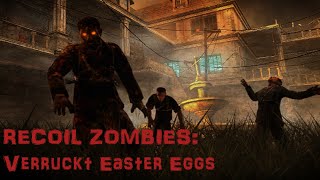 Roblox Recoil Zombies Verruckt Easter Eggs Probably Outdated [upl. by Jegar181]