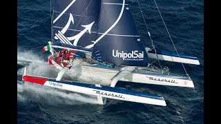 Maserati Trimaran Soldini Tea Route Record [upl. by Nannah61]