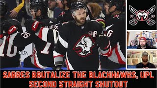 Ill Hang Up and Listen Sabres Brutalize the Blackhawks UPL second straight shutout [upl. by Cori]