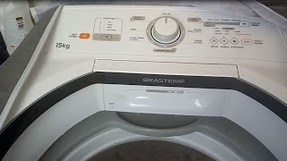 Usando pela primeira vez lavadora Brastemp 15kg  auto teste La casa da mineira [upl. by Tobe]