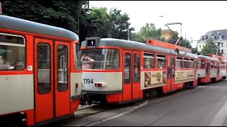 Straßenbahn Halle  Impressionen 25062010 [upl. by Naehs]