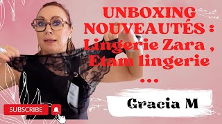 UNBOXING NOUVEAUTÉS  Lingerie Zara  Etam lingerie etc [upl. by Nehemiah]