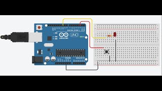 Programmation dun bouton poussoir pour contrôler une LED avec Arduino [upl. by Shina917]