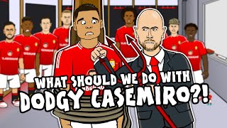 CASEMIRO What should we do with the dodgy DM🤔 Man United vs Liverpool Parody [upl. by Sinegra]