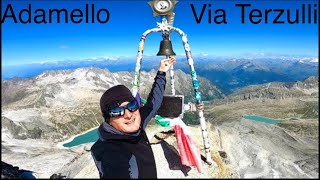 ADAMELLO 3539m in giornata  Via ferrata Terzulli  Valle Camonica [upl. by Arimlede143]