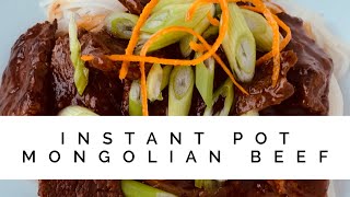 Instant Pot Mongolian Beef [upl. by Namajneb339]