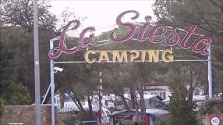 Mi vision del Camping la siesta  Calella de Palafrugell [upl. by Notla]