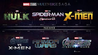 BREAKING MARVEL STUDIOS MULTIVERSE SAGA NEW SLATE REVEALED XMen Avengers Dr Strange SpiderMan [upl. by Haily]