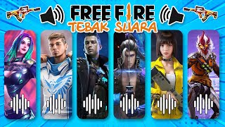 TEKATEKI TEBAK KARAKTER FREE FIRE DARI SUARANYA ALOK CHRONO JOTA J BIEBS KELLY [upl. by Einhorn]