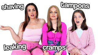 PERIOD amp PUBERTY Chat w Mum amp Daughters  Family Fizz [upl. by Anelrats]