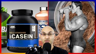 Casein Protein Build Muscle While You Sleep [upl. by Tenahs]