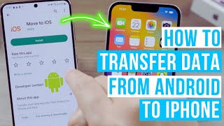 How to TRANSFER DATA FROM ANDROID TO IPHONE wirelessly [upl. by Kalk]