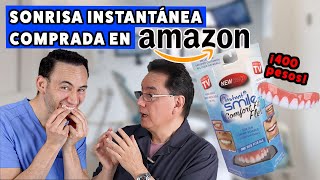 Probando la quotSonrisa Instantáneaquot comprada en Amazon ¡ Por 400 pesos  Dentistas Reaccionan [upl. by Nivel]