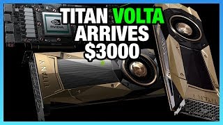 Volta Arrives in 3000 Titan V NVIDIA GPU [upl. by Alodi]