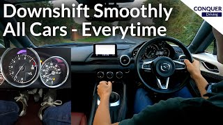 Easiest Way to Downshift Smoothly  Works in Every Manual Car [upl. by Oneida]