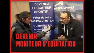 METIER DEVENIR MONITEUR DEQUITATION ft Rémi Delacourt Prépa Sport [upl. by Gujral795]